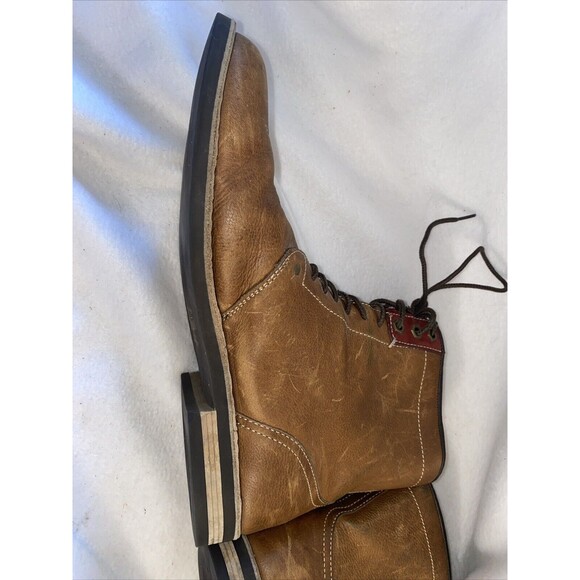 Penguin Jerry Jeff  Men Leather Brown Boots Chukka 13 Munsingwear Preppy - Picture 9 of 16
